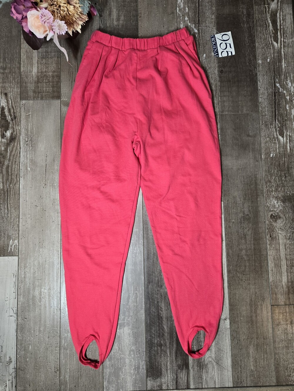 NWT 955 Originals Hot Pink Stirrup Jogger Pants – Women’s Large